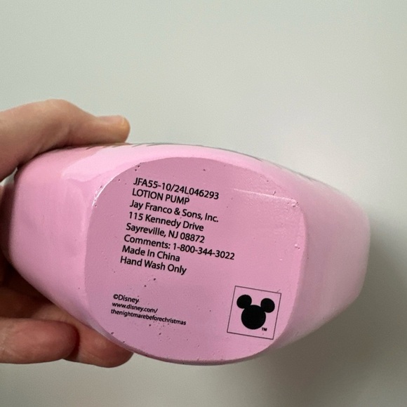 Nightmare Before Christmas Bathroom Set Lotion Jar & Hand Towels Jack & Sally - Picture 4 of 7